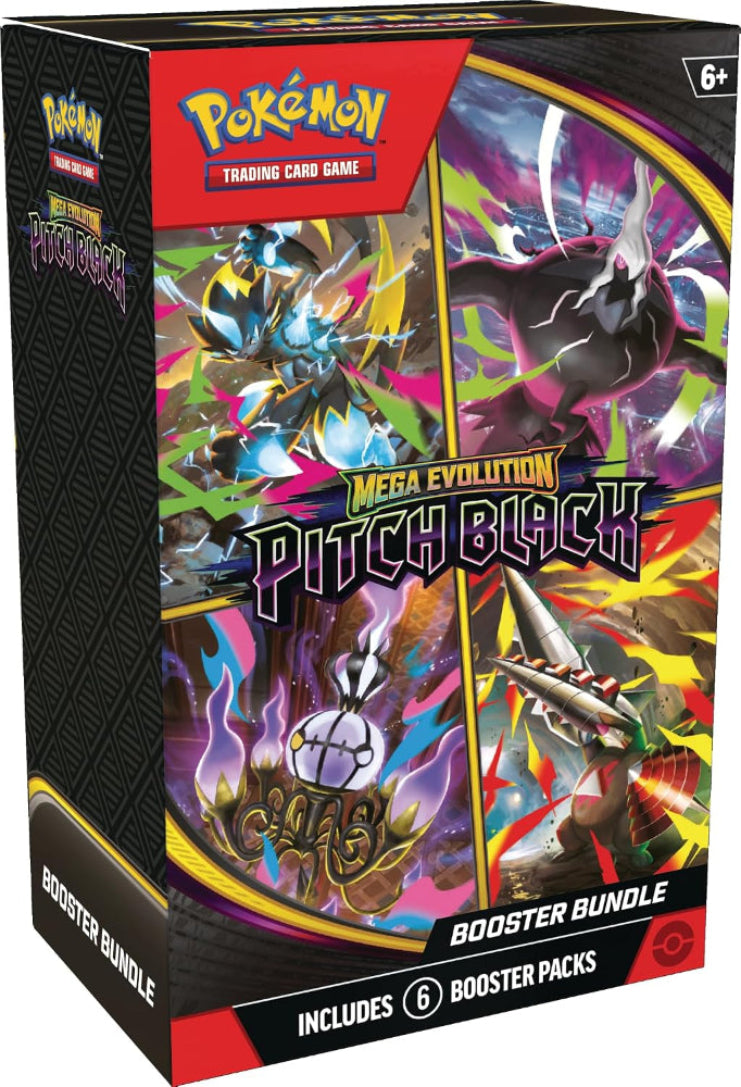 Pokémon TCG Mega Evolution Pitch Black Booster Bundle 6 Packs