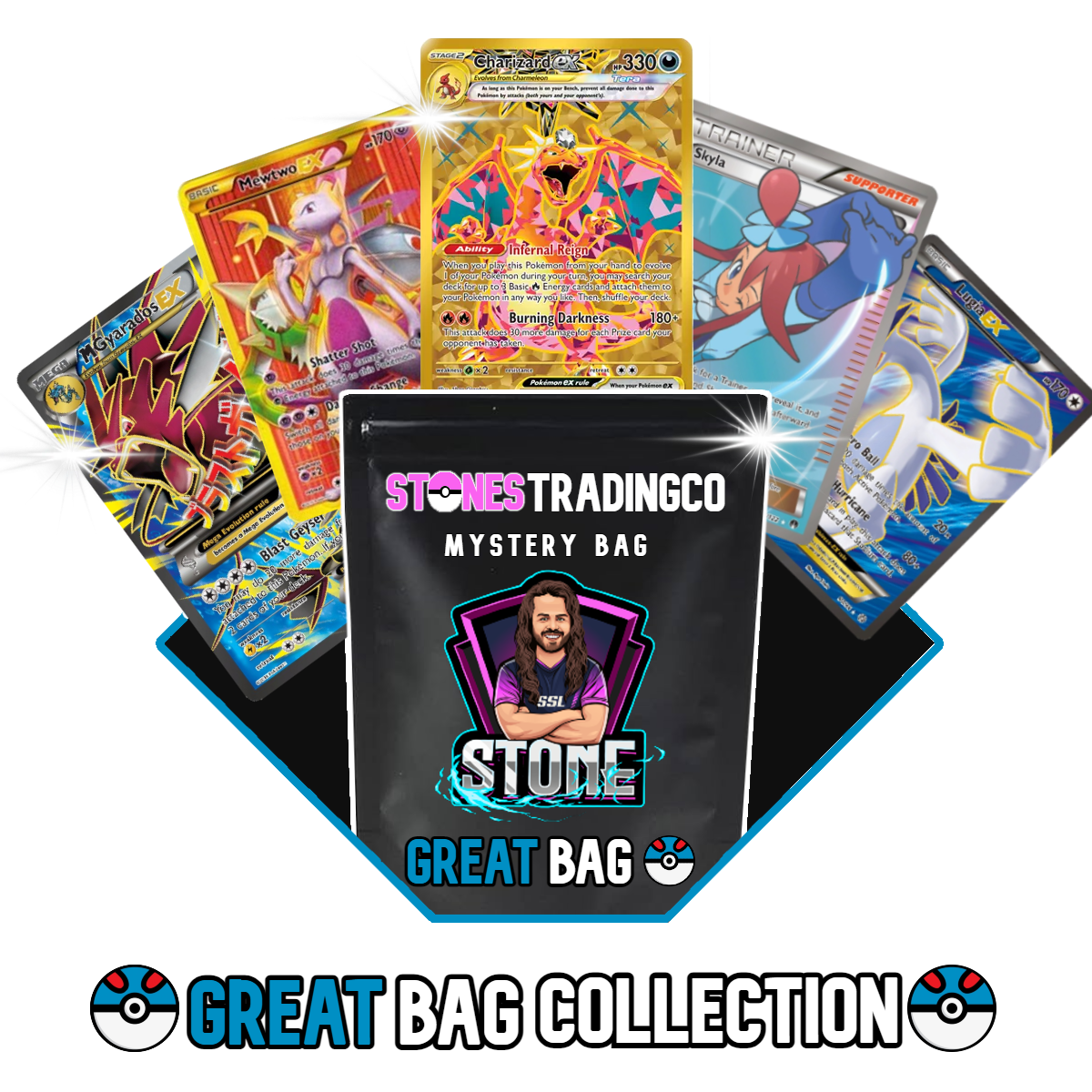 GreatBag - Pokemon Mystery Bags by StonesTradingCo GreatBag - Pokemon Mystery Bags by StonesTradingCo