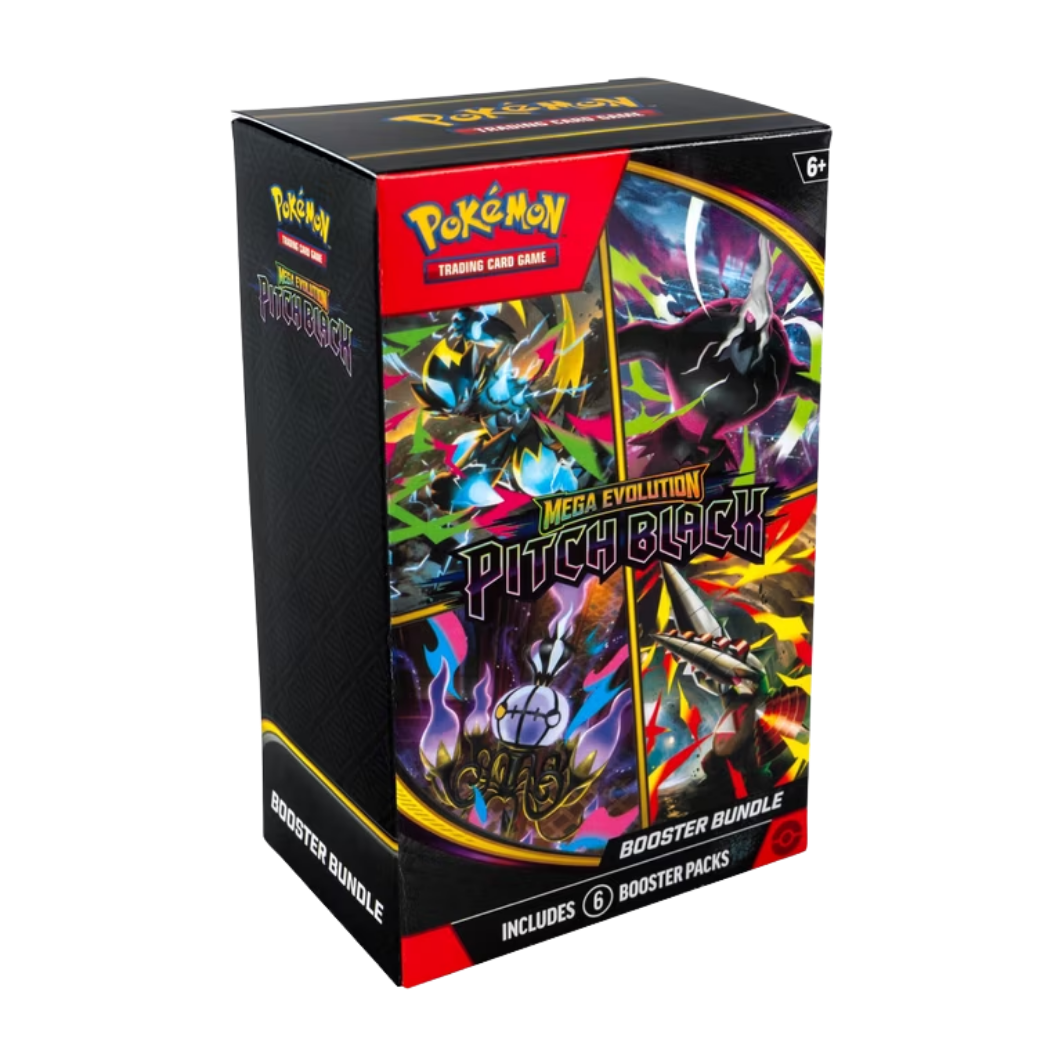 mega booster box tcg Evolution: Pitch Black Bundle – StonesTradingCo Size:JP (70ct) Cut off YGO Contains 36 booster packs Magic the Gathering Booster