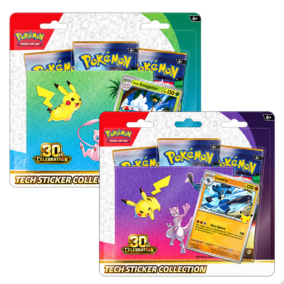 30th Pokemon Celebration Tech Sticker Collection