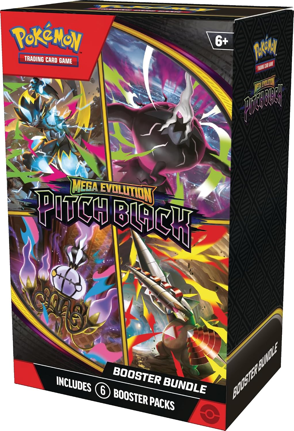 Pokémon TCG Mega Evolution Pitch Black Booster Bundle 6 Packs