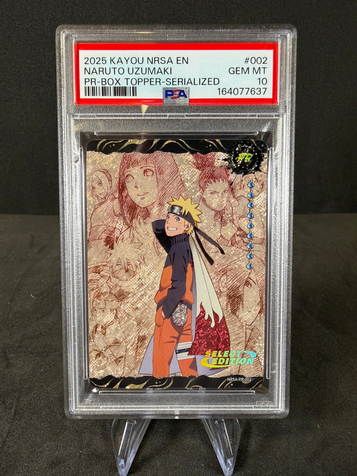 Kayou Naruto Uzumaki PR PSA 10 379/999 Jin 2 Serialized Promo Card